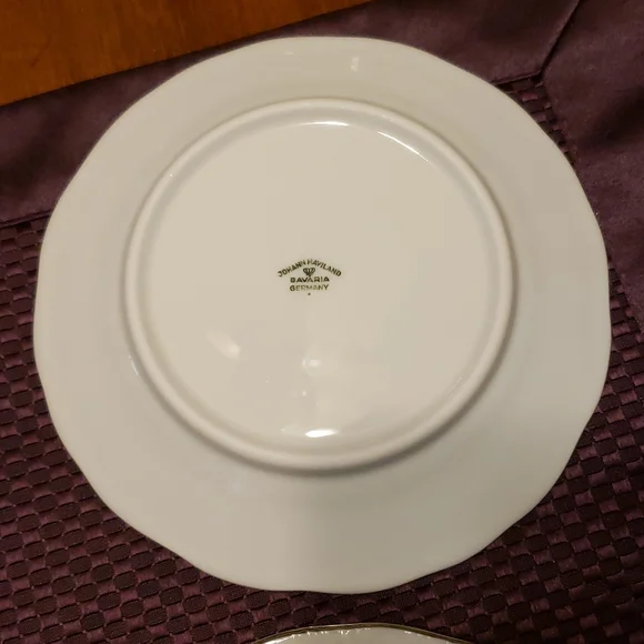 Johann Haviland Blue Garland Bread Plate (4pcs) - Picture 3 of 4